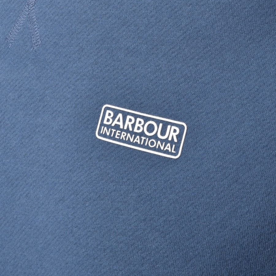 Alternative Image for ProductBarbour International Crew Neck Sweatshirt Blue3